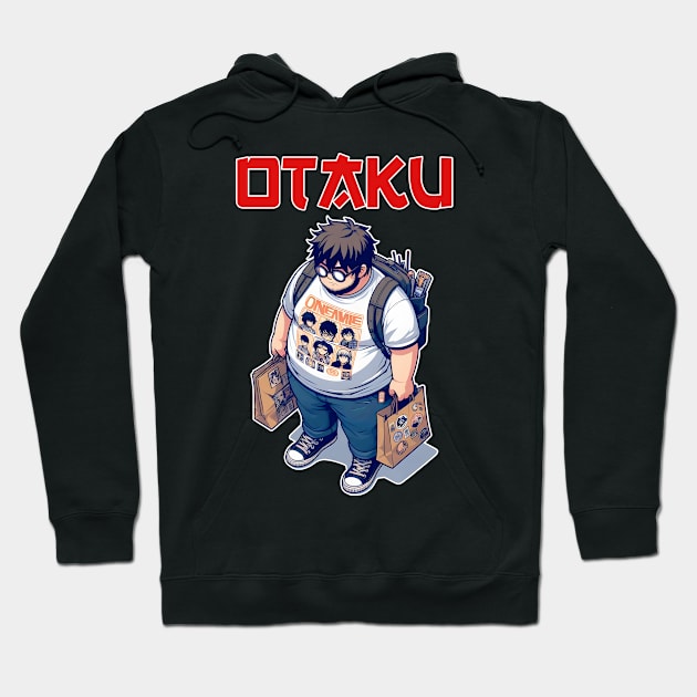 I am Otaku Hoodie by Rawlifegraphic